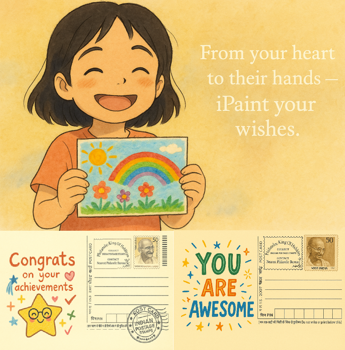 From your heart to their hands — iPaint your wishes